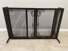 Frontgate Pet Gate with Door All Metal Mesh Rare Sold Out On Frontgate Website