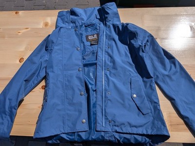 JACK WOLFSKIN Damen Outdoor Funktionsjacke Regenjacke Newport Jacke blau GrS Neu