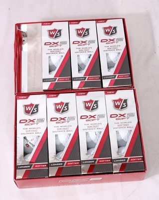 Wilson DX2 Soft Golfbälle x 21 weiße Bälle neu im Karton