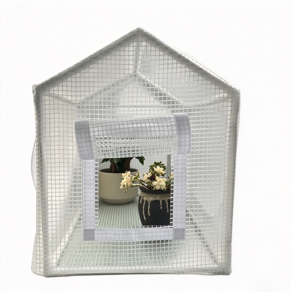 Compact Tabletop Greenhouse for Indoor Outdoor Plants PVC Construction ...