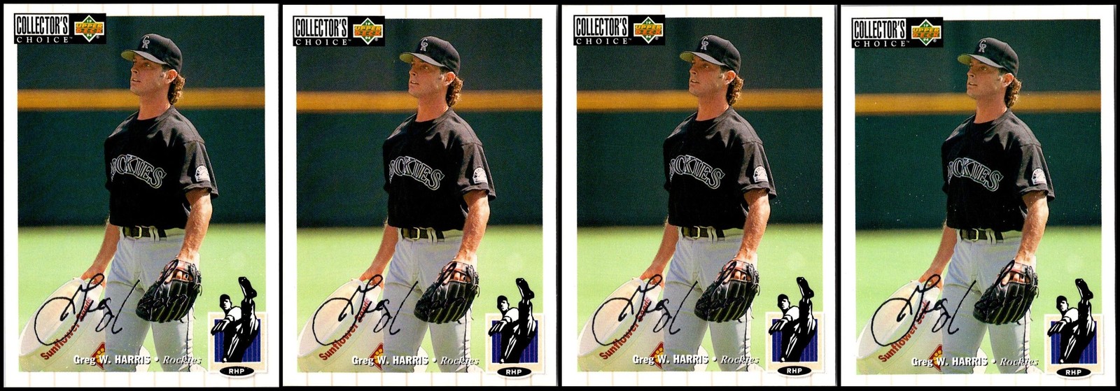 Greg W. Harris (4) Card Lot - ADD SOME MAGIC TO YOUR COLLECTION – ONE-OF-A-KI...