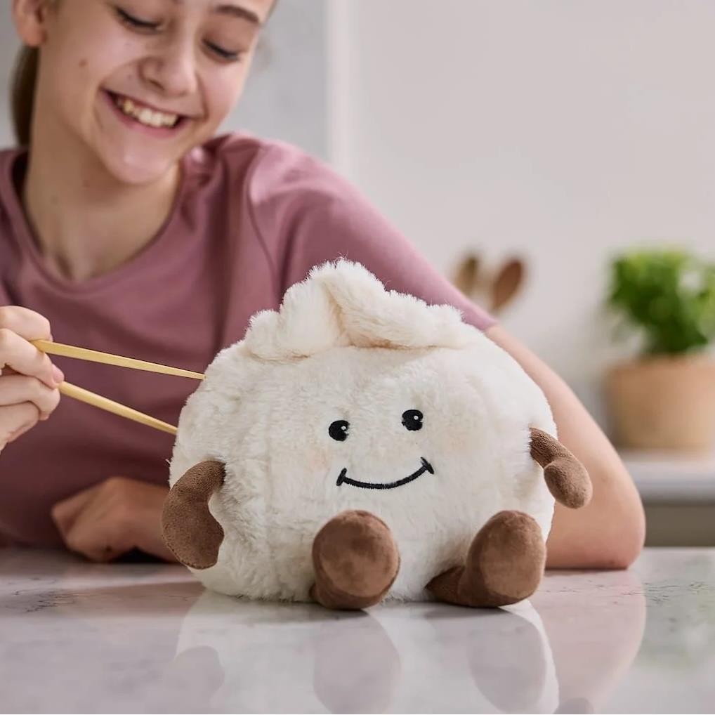Microwavable Heatable Soft Toy Relaxing Plush Dumpling Lavander Scented