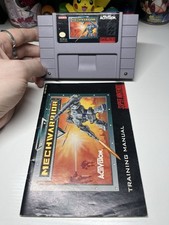 MechWarrior - Super Nintendo - SNES (New Battery + Manual Only) Tested