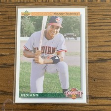 Upper Deck 1992 Top Prospect Manny Ramirez Rookie #63 Indians Baseball MLB