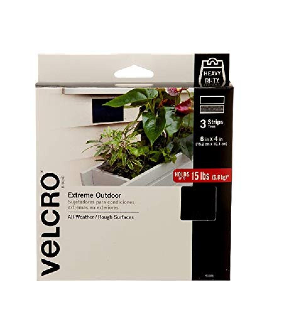 (TG. 6" x 4" Strips) Velcro brand – Industrial Strength – Extreme – 2 set