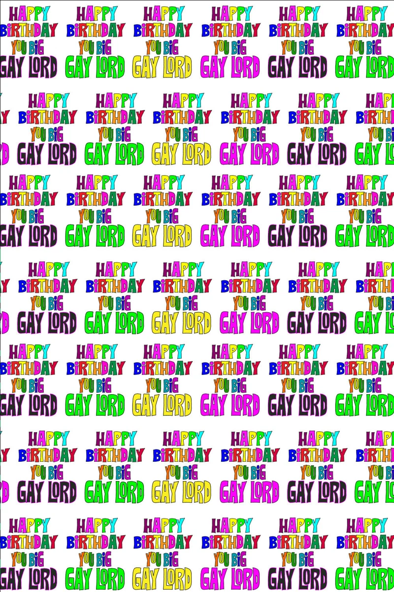 Gay sale wrapping paper