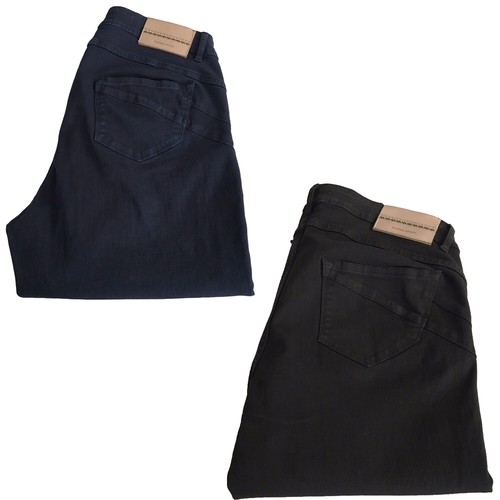 Jeans donna MARINA SPORT by Marina Rinaldi mod RAFFICA fondo cm 17 98%  cotone | eBay