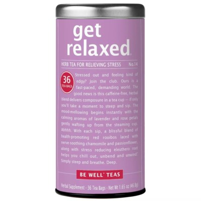 The Republic of Tea - Get Relaxed - Herb Tea for Relieving Stress 36 Tea Bags