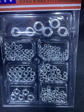 HIGH QUALITY ASSORTED METAL ZINC COATED VARIOUS SIZES NUT KIT NUTS KIT