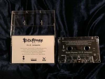 Busta Rhymes ~ E.L.E. Snippets '80s Elektra Promo Cassette ~ E C Hip Hop, P Rap