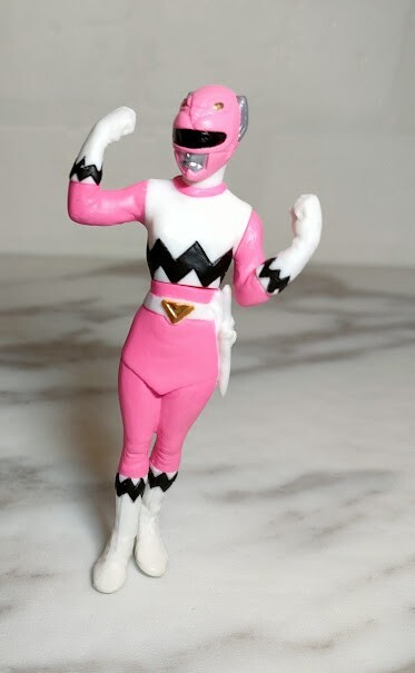 ゲッチャリマン　ピンク Ginga Pink The Galactic Warriors Gingaman mini figure