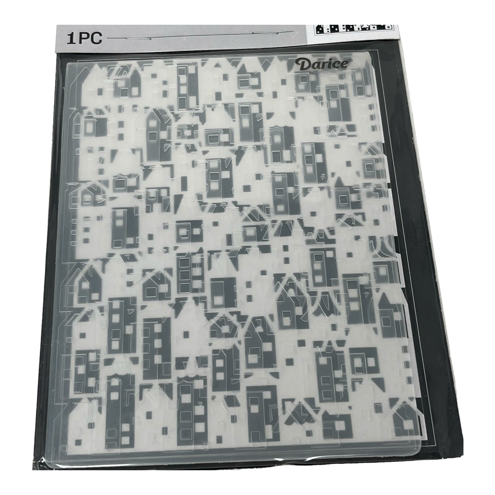 Darice "House Pattern" Embossing Folder for Scrapbooking, Embellishing and More