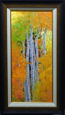 Eric Wallis Peaking Thorough'' Original Oil Framed  Hand Signed Make an Offer