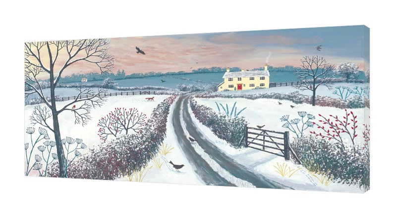 Jo Grundy - Coming Home for Winter - 50 x 100cm Canvas Print Wall Art WDC93187
