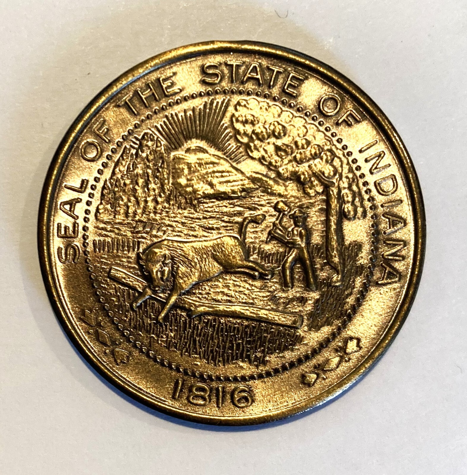 Indiana Coin 1 1/2
