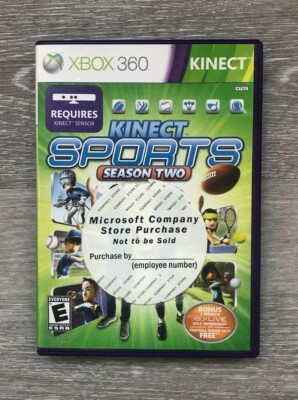 Kinect Sports: Season Two (Microsoft Xbox 360, 2011) Microsoft Store Employee!