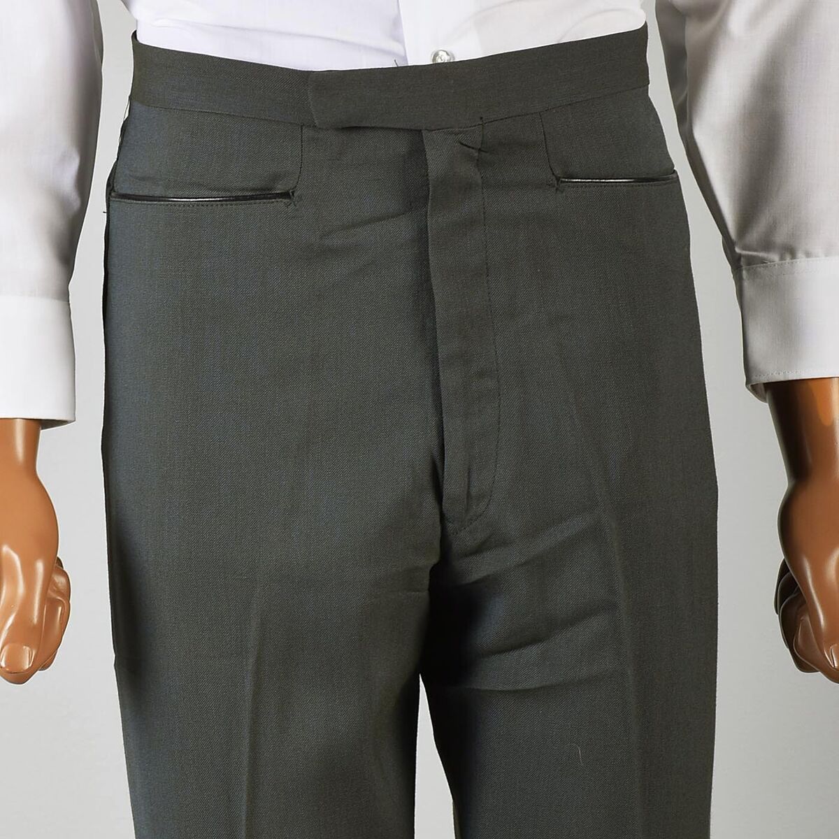 30x32 Vintage 1960s 60s Green Mod Sharkskin Pants Deadstock 30x32 Vintage 1960s 60s Green Mod Sharkskin Pants Deadstock