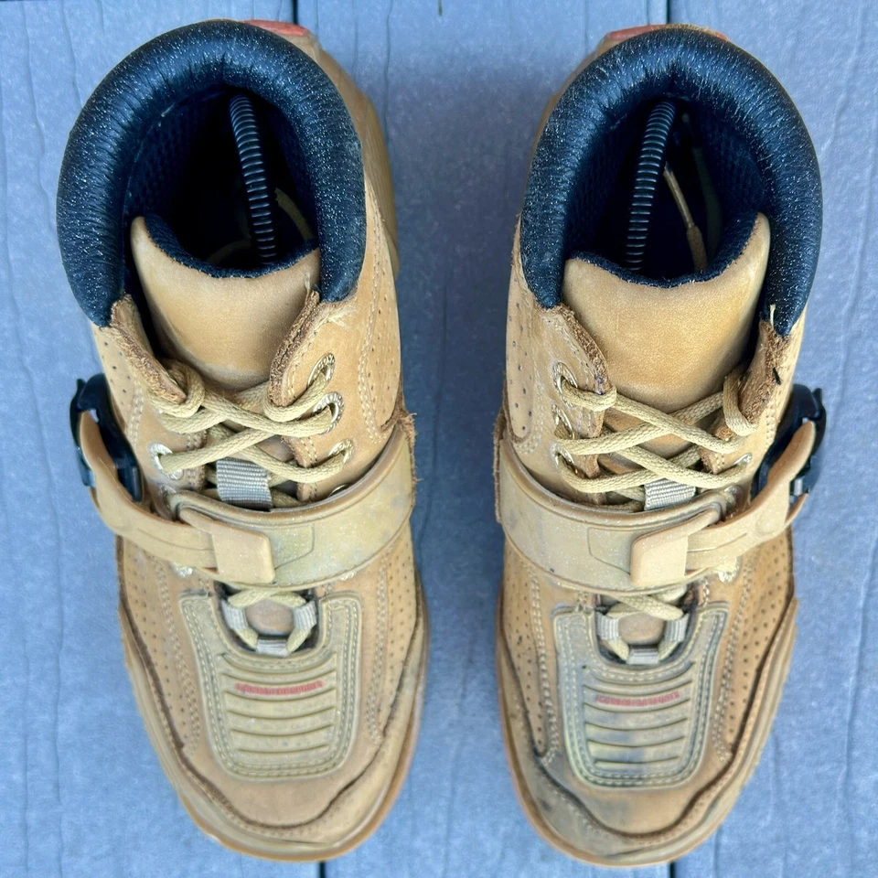 Botas Icon Field Armor masculinas tamanho 8 Chukka botas de motocicleta tecnologias de asfalto - Imagem 4 de 4