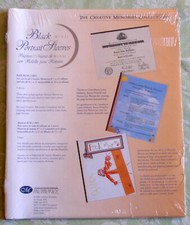 Creative Memories 8.5 X 11 Black Portrait Sleeves