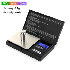 Digital Scale 1000g x 0.1g Jewelry Gold Silver Coin Grain Gram Pocket Size Herb