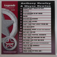 Wayne Newton  Anthony LEGENDS KARAOKE CD G-132,Remember When,By Bye Blackbird 