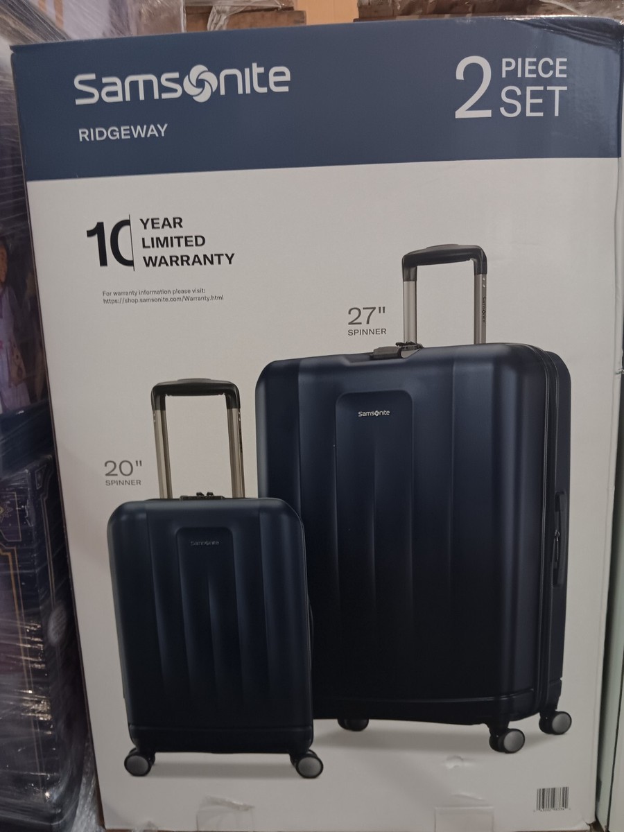 Samsonite 148462-1041 Ridgeway Hardside 2-Piece Luggage Set Black