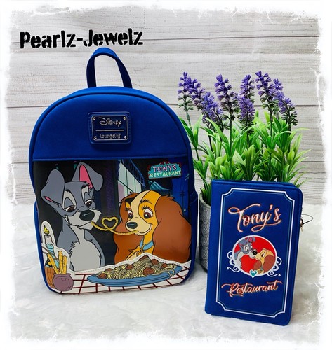 Tramp Spaghetti Blue Mini Backpack 