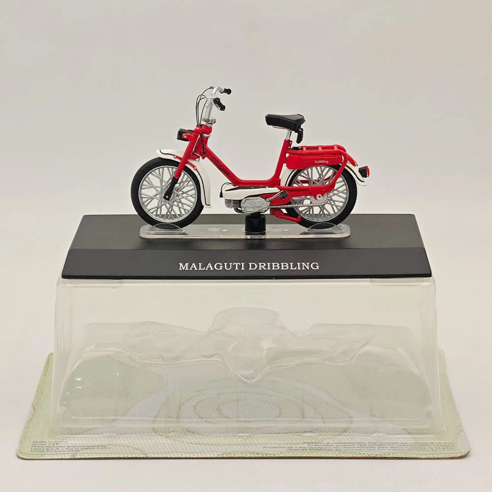 Miniature 1:43 Fiat 500 Van Cicli Malaguti 1947 - Édition Edicola, Couleur Bordeaux/noir