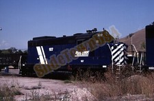 Vtg 1990 Train Slide 107 Rail Link Engine Missoula Mt Y2a083