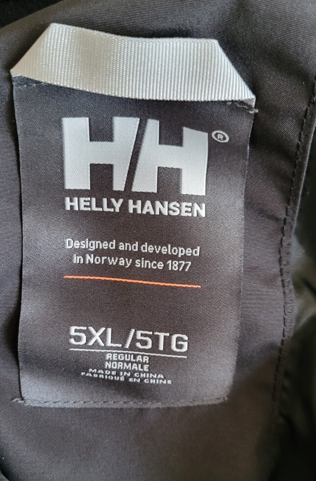 Helly Hansen W Aden Long Coat Raincoat Womens Plus Sz 5xl Black Nwt