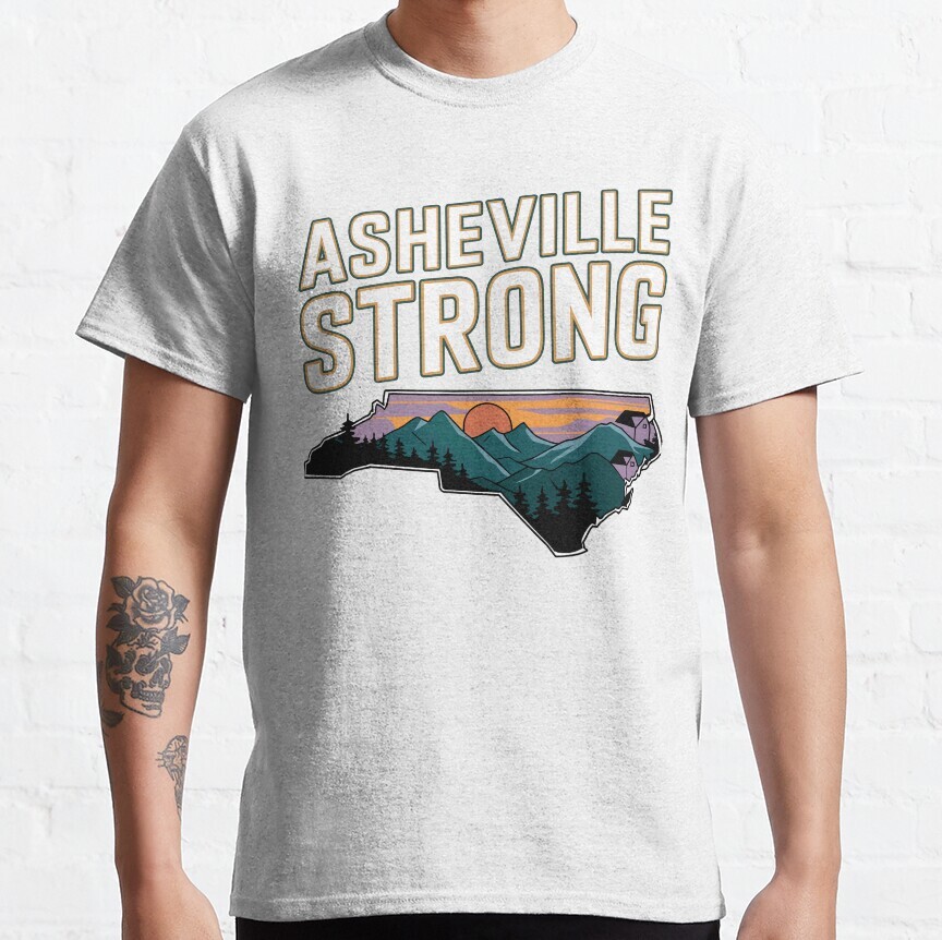 ASHEVILLE STRONG Support Asheville North Carolina Made in USA Gift S