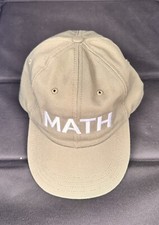 Andrew Yang 2020 MATH Green Marijuana Hat Cap Excellent Condition Made In USA