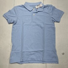 The Children  s Place Brook Blue Short Sleeve Polo Boys Size Medium NEW