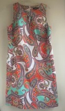 Nine West Perfect summer dress  size 6 multi colors and fully lined.