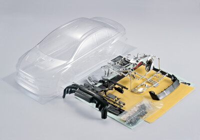 Killerbody Mitsubishi Lancer Evo X 190mm, klare Karosserie, Kit all-in - KB48001