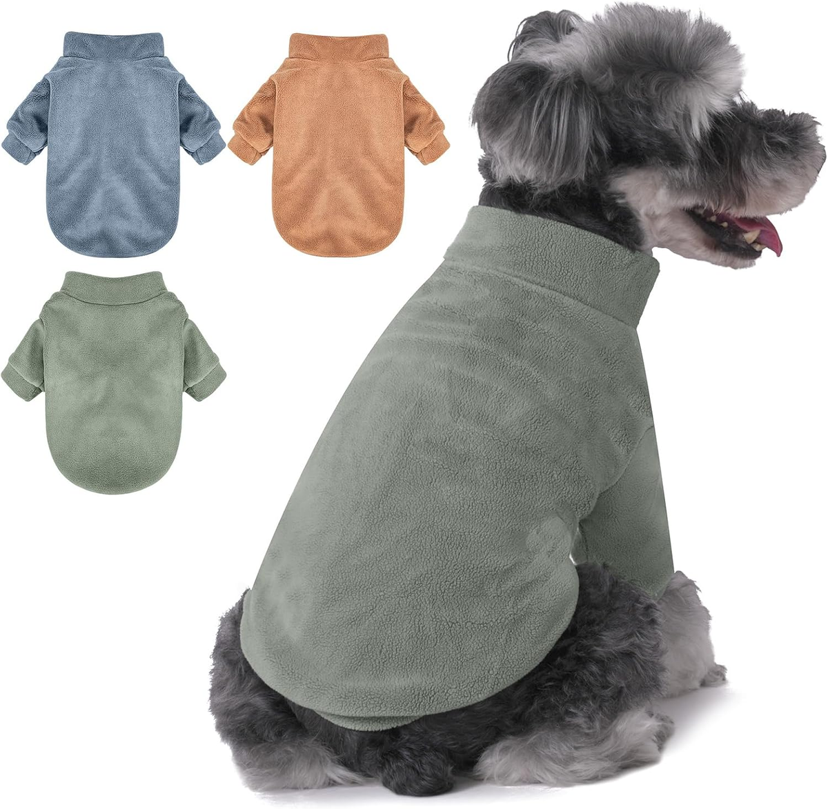 Dog Sweater, Pack Dog Sweaters for Small Dogs Girl Boy, Ultra Soft Warm  Puppy