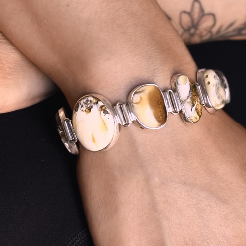 Exclusive Baltic Amber Statement Bracelet Natural Amber Silver Jewelry Unique - Video 1 of 1