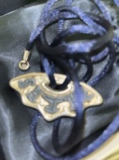 Ciondolo porcellana Lladro su cordoncino di seta Nuovo! Con custodia e scatola originale