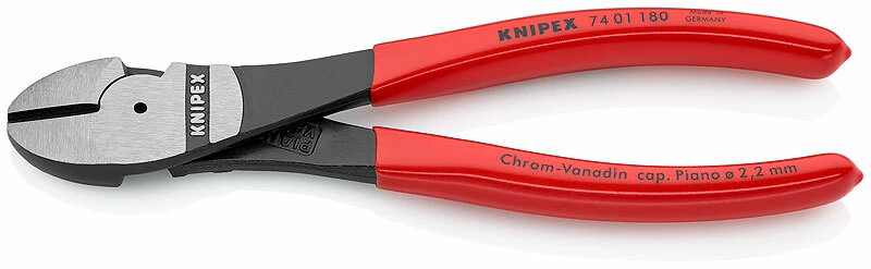 Knipex 74 01 High Leverage Diagonal Side Cutters - Choice of sizes 140mm - 250mm