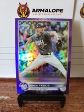 2022 Topps Chrome Update #USC64 Erick Fedde Purple Refractor