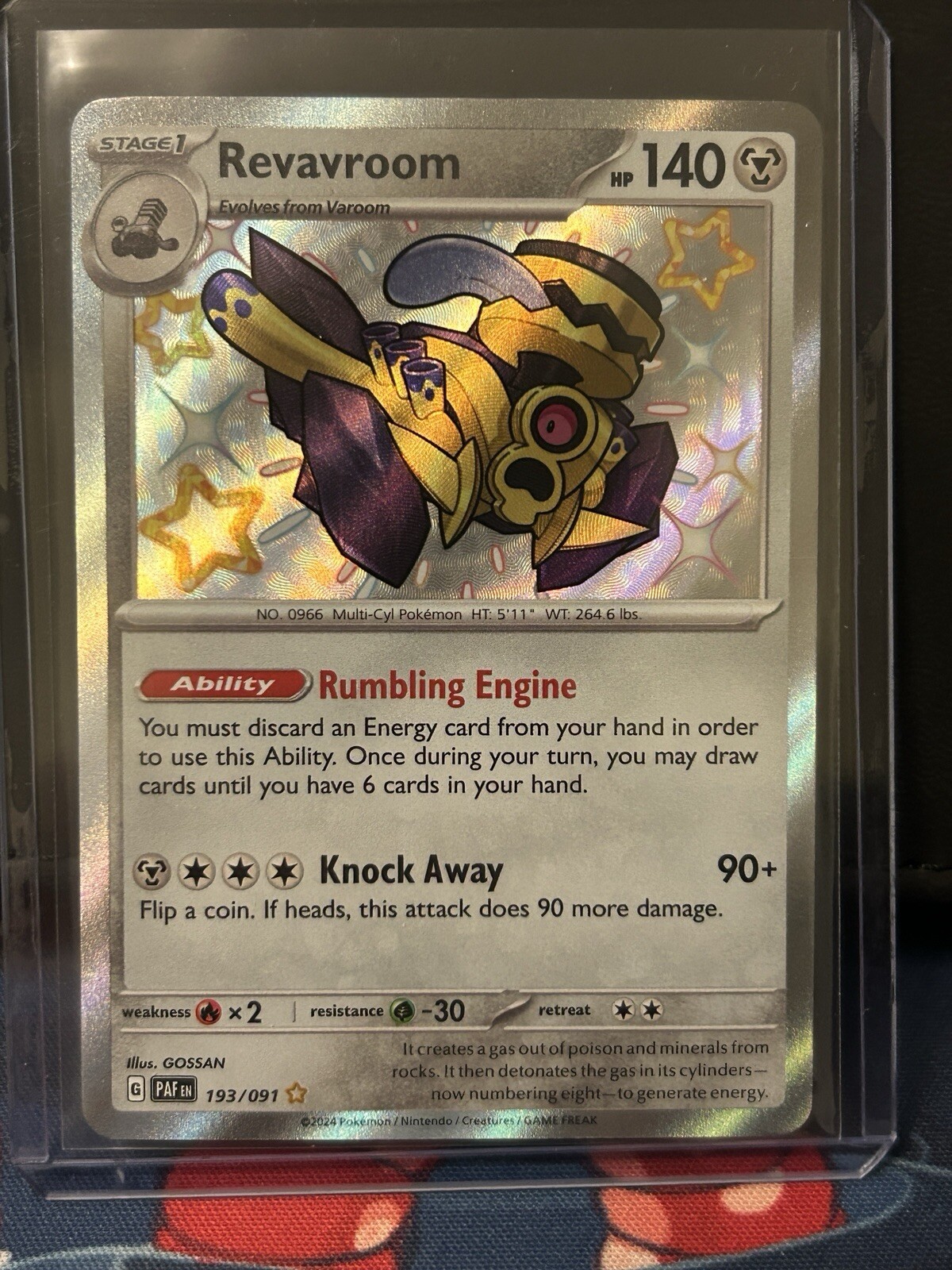 REVAVROOM 193/091 PALDEAN FATES POKEMON SHINY