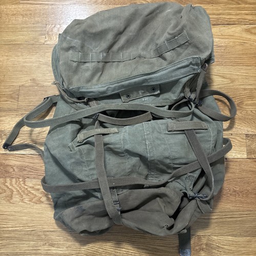 Vtg WW2 OD Jungle Pack Backpack Od Green 1944 US Army USMC Hepburn MFG CO INC
