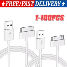 3FT 30 pin USB Charging Data Cable Cord for iPad 1/2/3 iPod Nano 1-6 LOT