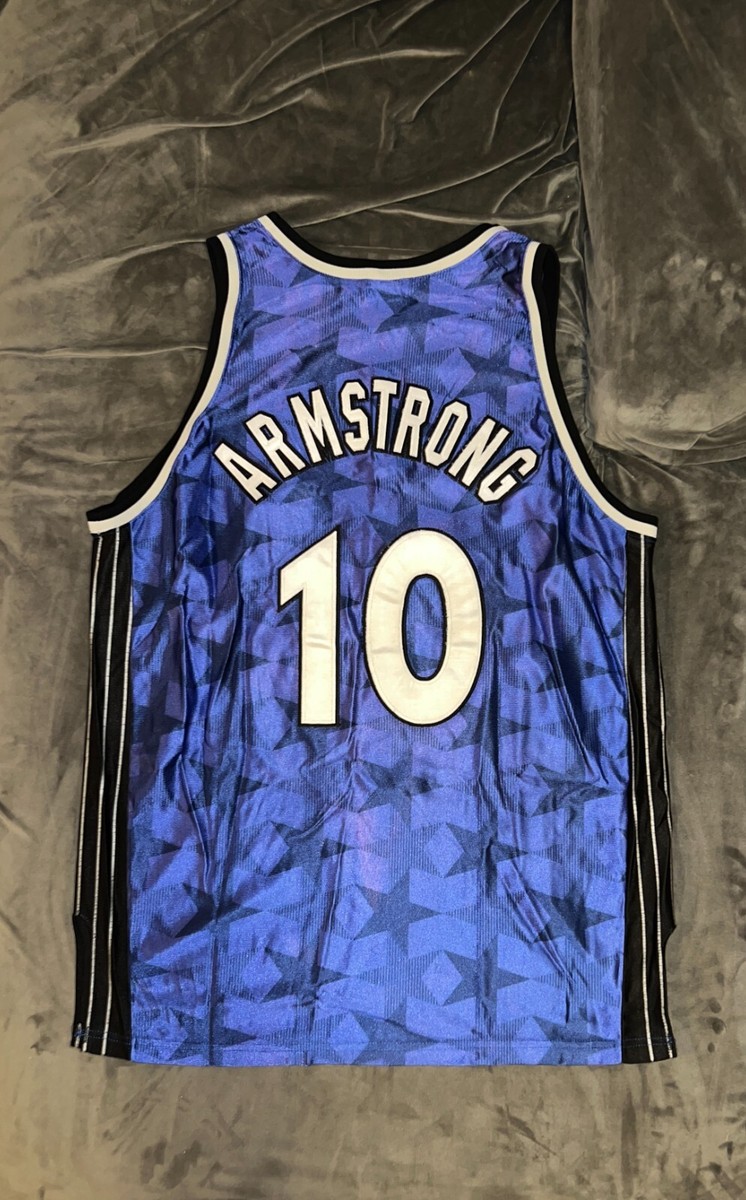 DARRELL ARMSTRONG Authentic Champion ORLANDO MAGIC Jersey 48 NBA