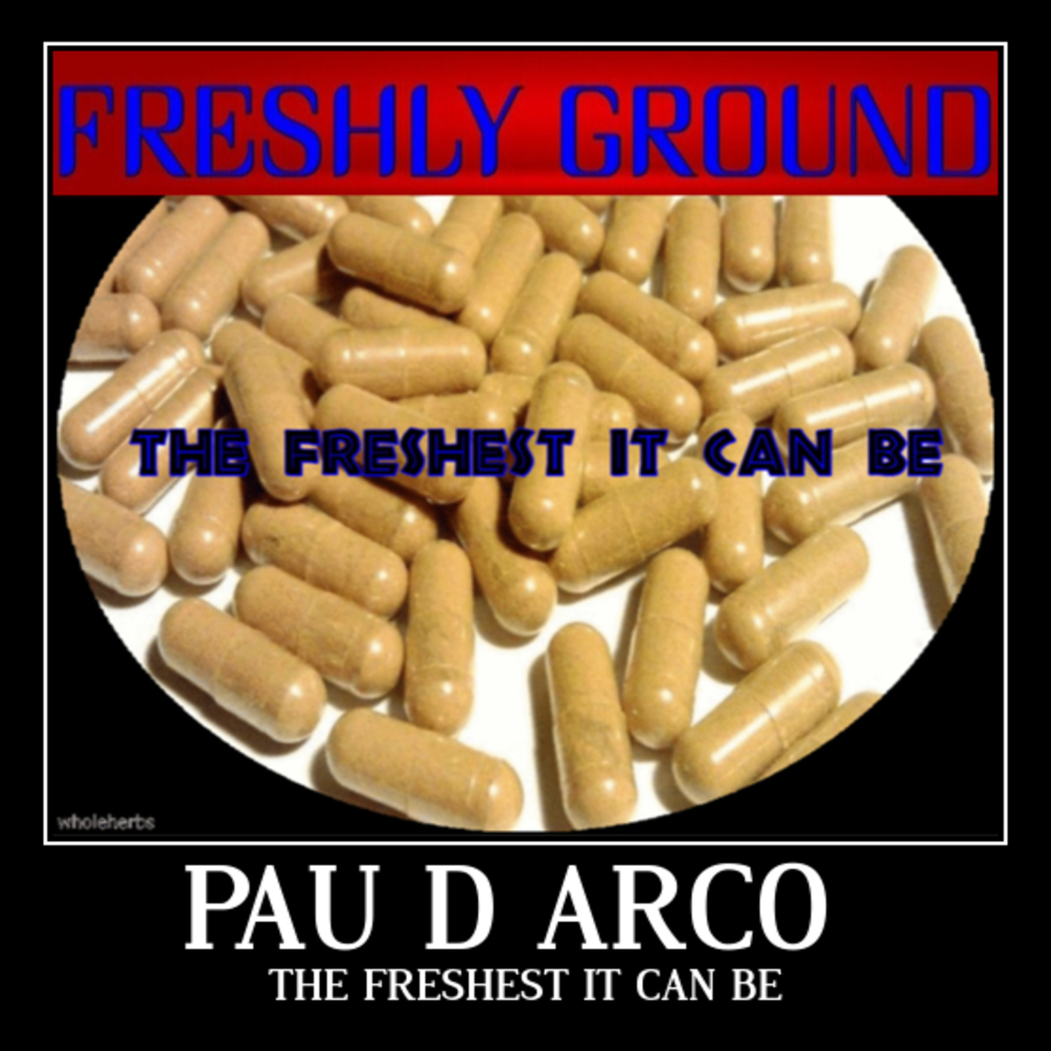 PAU D' ARCO Inner Bark The Freshest It Can Be 100 Vegetarian Capsules