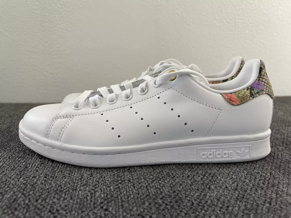 Adidas Stan Smith Women's Size 6.5 Snakeskin Floral Mash Up