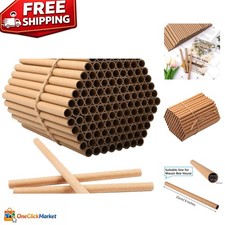 120 Durable Mason Bee Tubes - 6 Kraft Paper R...