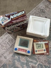 Vintage 1986 Etch A Sketch Animator with Original Box, Manual & Styrofoam: WORKS