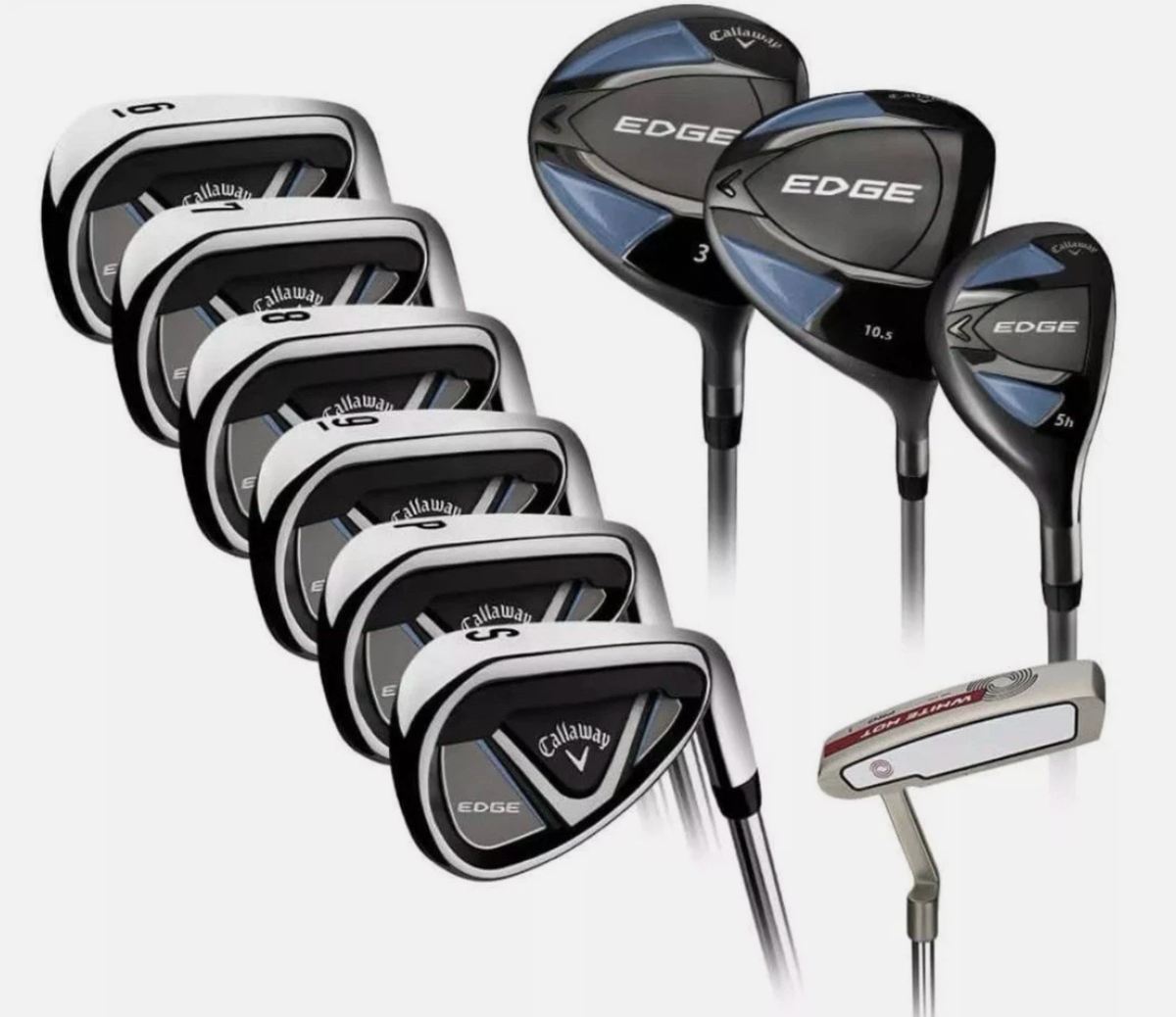 Callaway Edge Regular Flex 10 pc Golf Club Set Right Handed | eBay