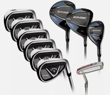 Callaway Edge Regular Flex 10 pc Golf Club Set Right Handed